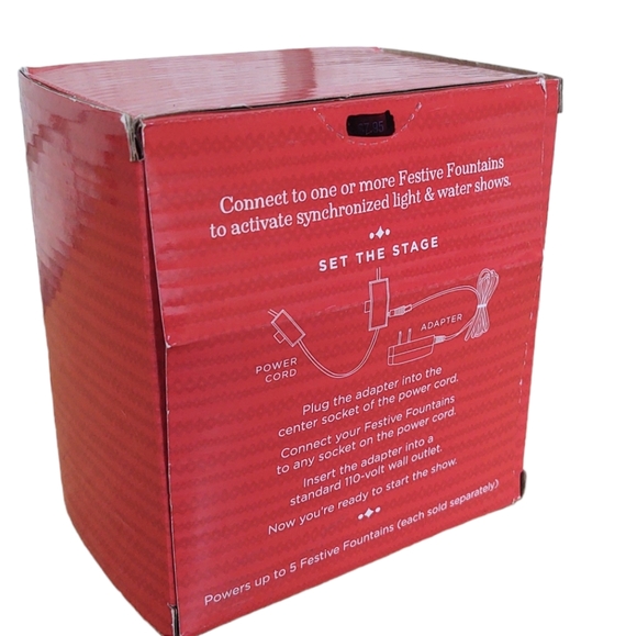 Hallmark XKT1499 Festive Fountains Power Cord by Hallmark Christmas 2014 - Picture 2 of 3